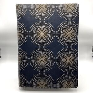 Jonathan Adler‎ Nook Folio Case Blue Gold Sunburst Canvas